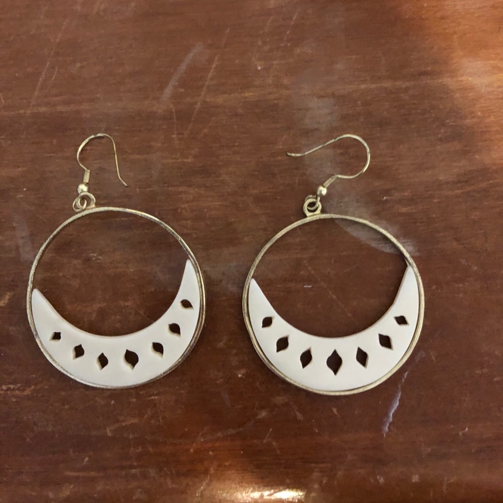 Ivory earrings